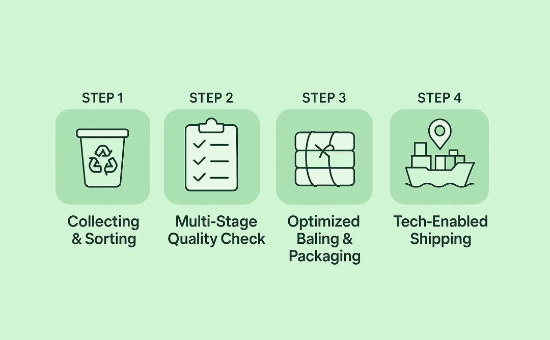 Recycling process workflow